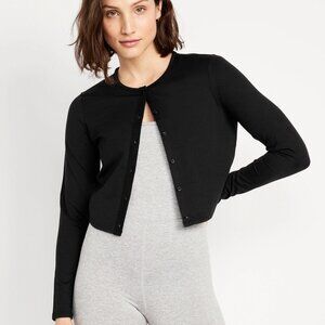Old Navy CloudComfy Cropped Cardigan Size Small